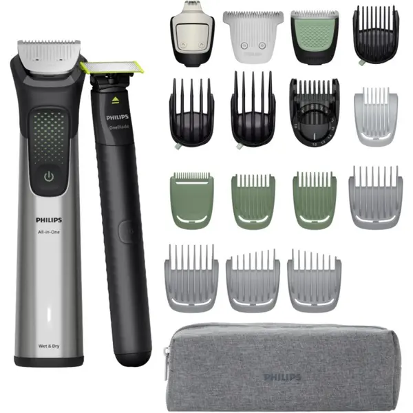 Philips Philips Series 9000 MG9557/15 višenamjenski trimer + Philips One Blade Face 1 kom