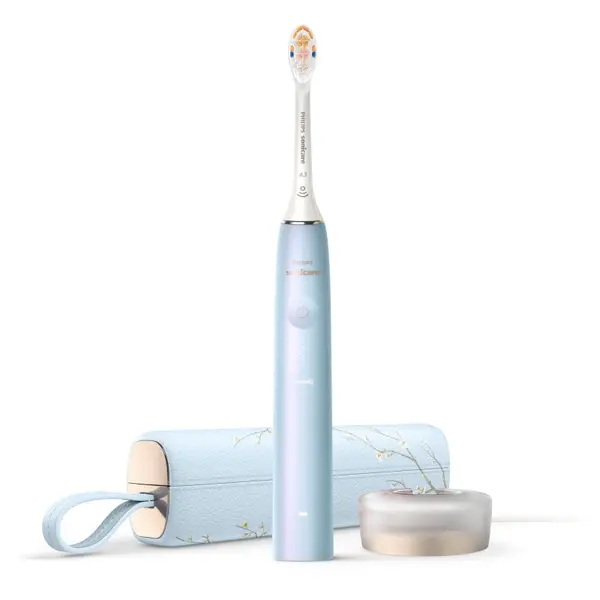 Philips Philips Sonicare 9900 DiamondClean Prestige Limited Edition HX9997/32 sonična električna četkica za zube s aplikacijom Baby Blue 1 kom
