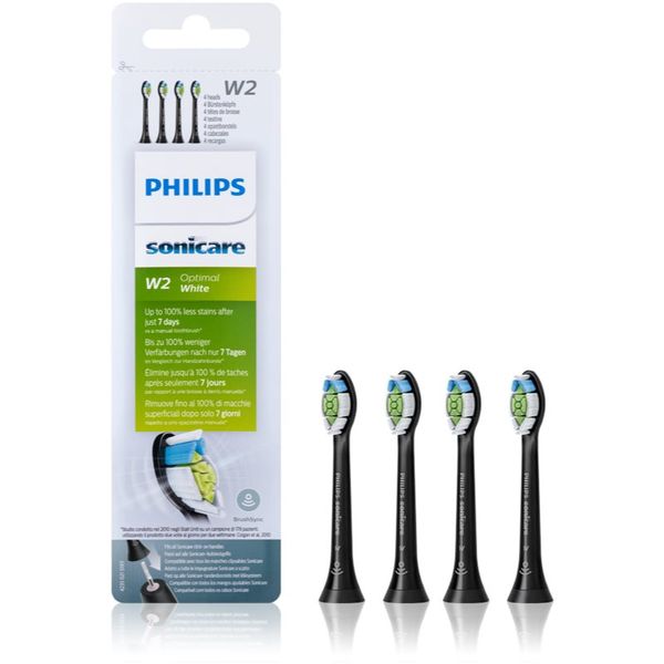 Philips Philips Sonicare Optimal White Standard HX6064/11 zamjenske glave za zubnu četkicu Black 4 kom