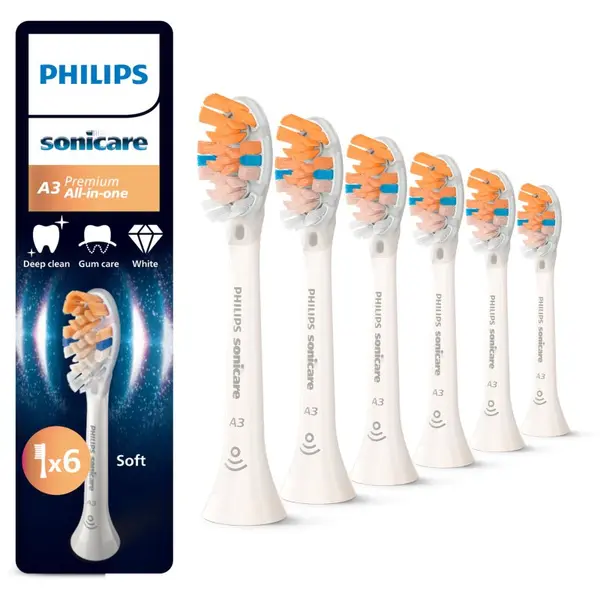 Philips Philips Sonicare Premium All-in-One HX9096/87 zamjenske glave za zubnu četkicu White 6 kom