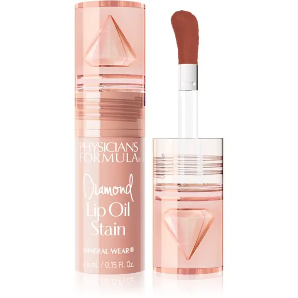 Physicians Formula Physicians Formula Mineral Wear® Diamond Lip Oil Stain tonirajuće ulje za usne nijansa Natural Nude 4.6 ml