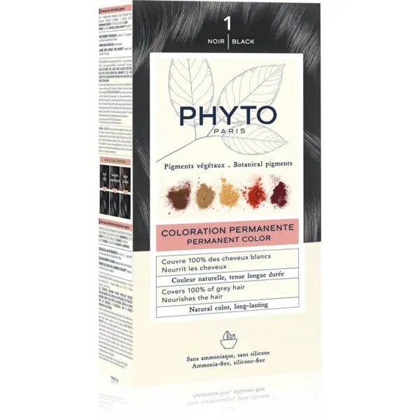 Phyto Phyto Color boja za kosu bez amonijaka nijansa 1 Noir 1 kom