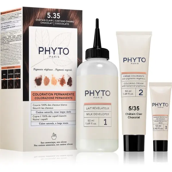 Phyto Phyto Color boja za kosu bez amonijaka nijansa 5.35 Chocolate light Brown 1 kom