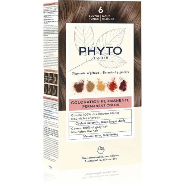 Phyto Phyto Color boja za kosu bez amonijaka nijansa 6 Dark Blonde 1 kom