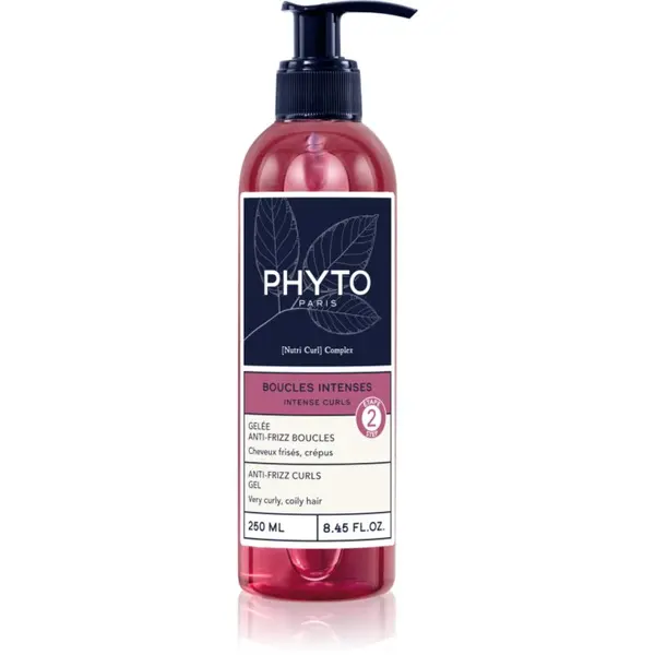 Phyto Phyto Intense Curls Anti-Frizz Curls Gel gel za učvršćivanje za valovitu i kovrčavu kosu 250 ml