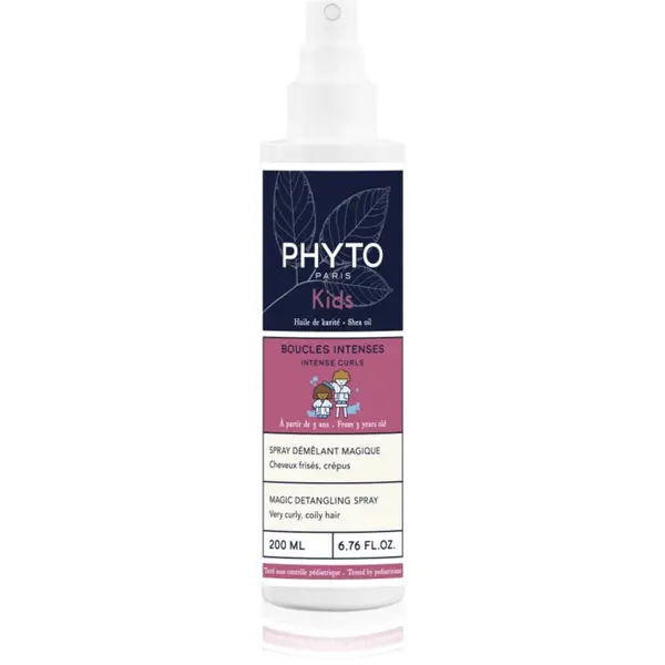 Phyto Phyto Kids Intense Curls Magic Detangling Spray sprej za jednostavno raščešljavanje kose za kovrčavu kosu 200 ml