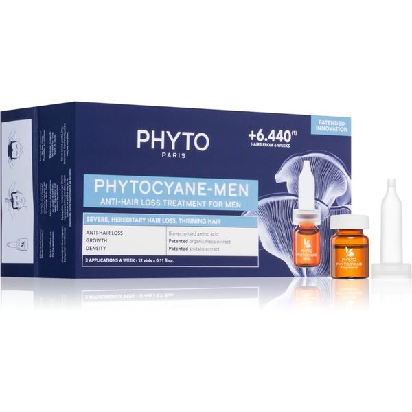 Phyto Phyto Phytocyane Men Treatment tretman rasta kose protiv ispadanja kose 12x3.5 ml