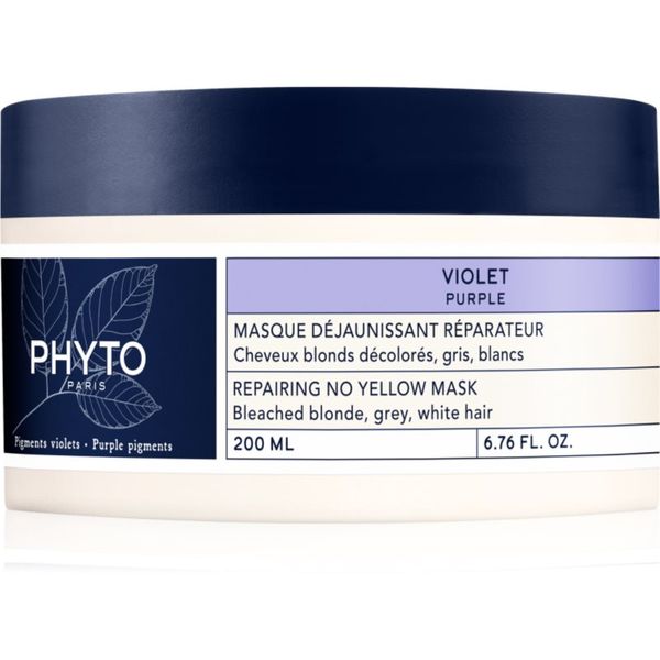 Phyto Phyto Purple No Yellow Mask regenerirajuća maska za plavu i kosu s pramenovima 200 ml