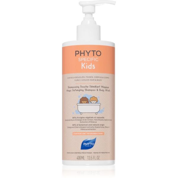 Phyto Phyto Specific Kids Magic Detangling Shampoo & Body Wash nježni šampon za tijelo i kosu 400 ml