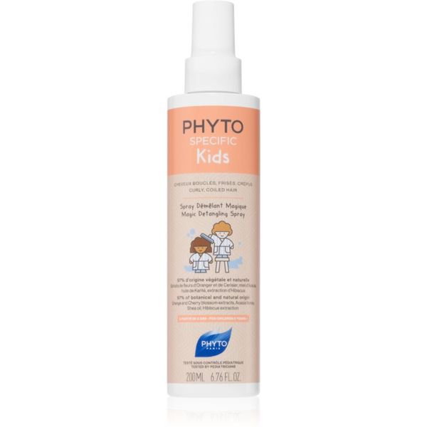 Phyto Phyto Specific Kids Magic Detangling Spray sprej za jednostavno raščešljavanje kose za valovitu i kovrčavu kosu 200 ml