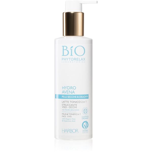 Phytorelax Laboratories Phytorelax Laboratories Bio Hydro Avena mlijeko za čišćenje + tonik za lice 200 ml