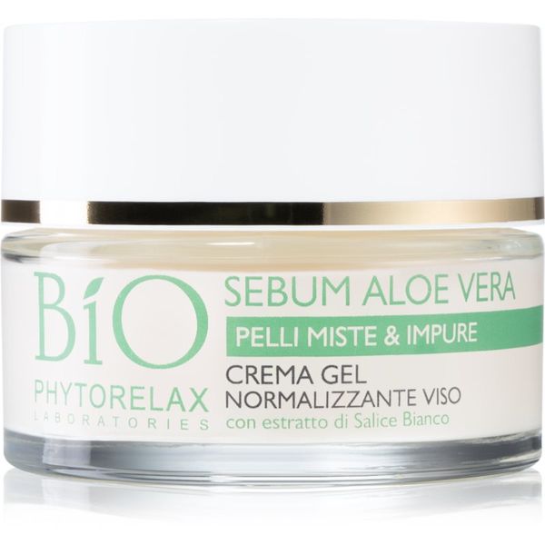 Phytorelax Laboratories Phytorelax Laboratories Bio Sebum Aloe Vera hidratantna gel krema za smanjenje masnoće kože lica 50 ml