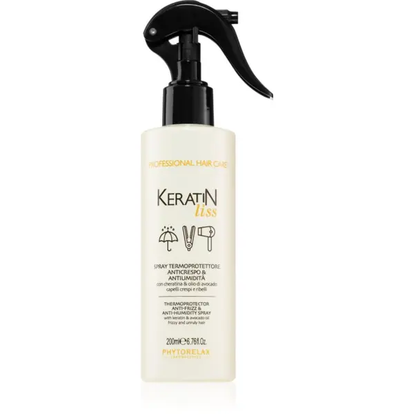 Phytorelax Laboratories Phytorelax Laboratories Keratin Liss zaštitni sprej s hidratantnim učinkom za neposlušnu i anti-frizz kosu 250 ml
