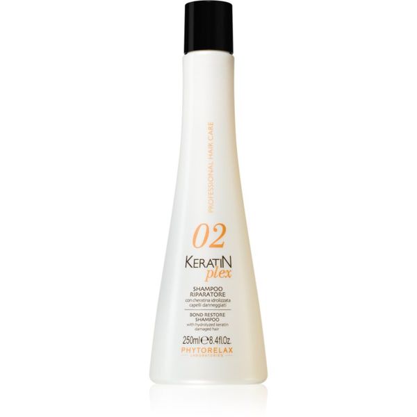 Phytorelax Laboratories Phytorelax Laboratories Keratin Plex obnavljajući šampon s keratinom za oštećenu kosu 250 ml