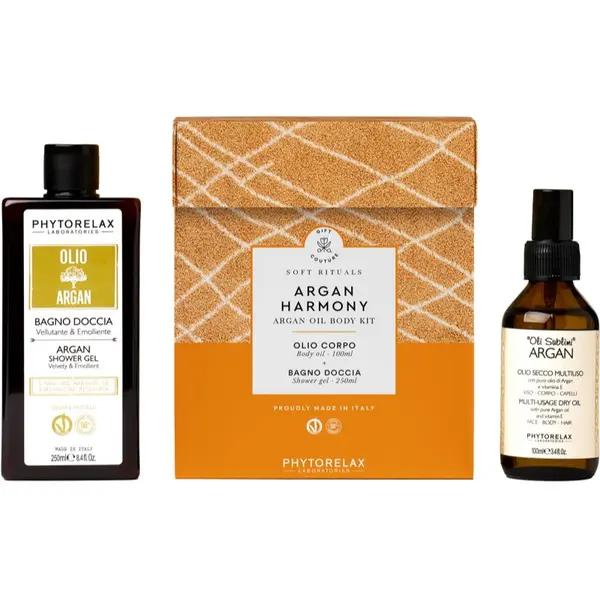 Phytorelax Laboratories Phytorelax Laboratories Soft Rituals Argan Harmony poklon set za ishranu i hidrataciju
