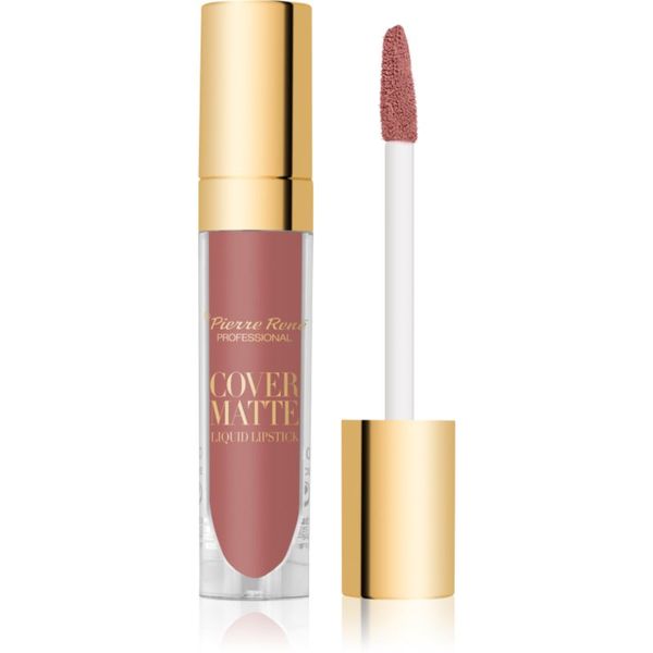 Pierre René Pierre René Cover Matte mat tekući ruž za usne nijansa 02 Vintage Rose 5 ml