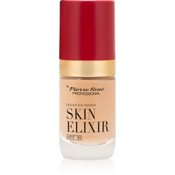 Pierre René Pierre René Skin Elixir baršunasti puder SPF 30 nijansa no. 04 Warm Nude 25 ml