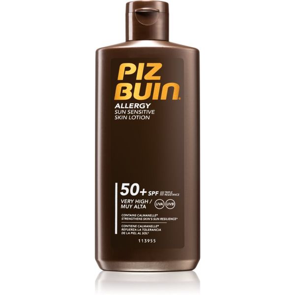 Piz Buin Piz Buin Allergy zaštitno mlijeko za sunčanje za suhu i osjetljivu kožu SPF 50+ 200 ml
