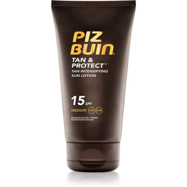 Piz Buin Piz Buin Tan & Protect zaštitno mlijeko za ubrzanu preplanulost SPF 15 150 ml