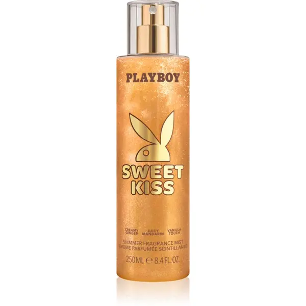 Playboy Playboy Sweet Kiss sprej za tijelo sa šljokicama za žene 250 ml