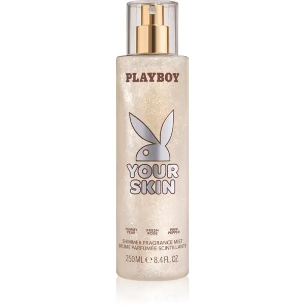 Playboy Playboy Your Skin sprej za tijelo sa šljokicama za žene 250 ml