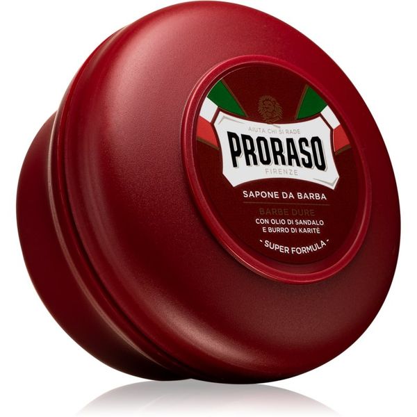 Proraso Proraso Red sapun za brijanje za čvrstu bradu za bradu i brkove 150 ml