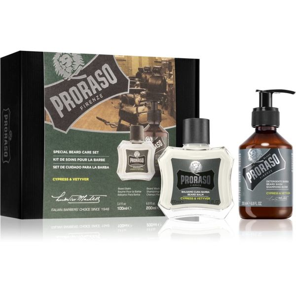 Proraso Proraso Set Beard Classic poklon set Cypress and Vetyver za muškarce