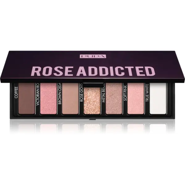 PUPA Milano PUPA Milano Make-up Stories Compact Eyeshadow Palette paleta sjenila za oči nijansa Rose Addicted 13.3 g