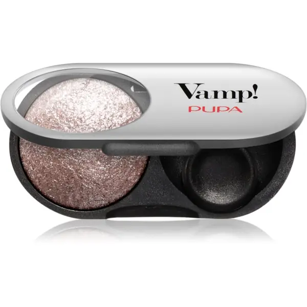 PUPA Milano PUPA Milano Vamp! Radiant Baked Eyeshadow dugotrajna sjajna sjenila za oči nijansa 404 Cold Taupe - WET & DRY 1 g
