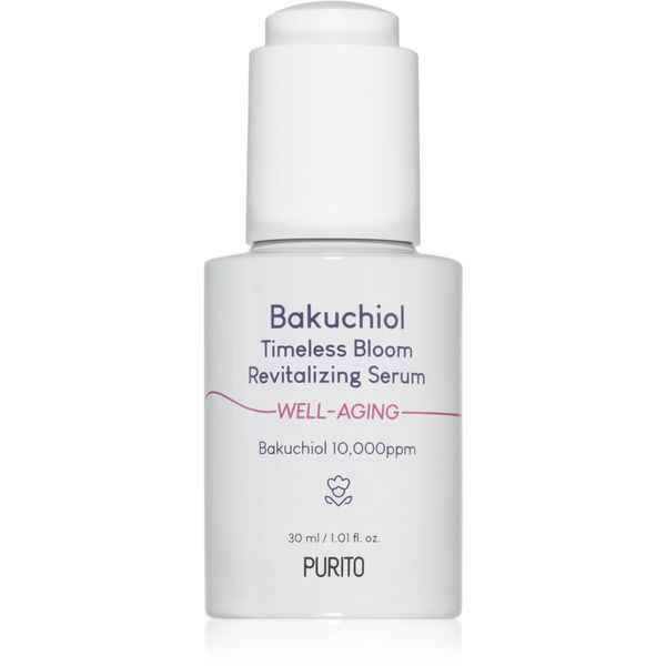 Purito Purito Bakuchiol Timeless Bloom serum za intenzivnu revitalizaciju za obnavljanje čvrstoće kože 30 ml