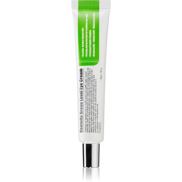 Purito Purito Centella Green Level krema za oči za hidrataciju i zaglađivanje 30 ml