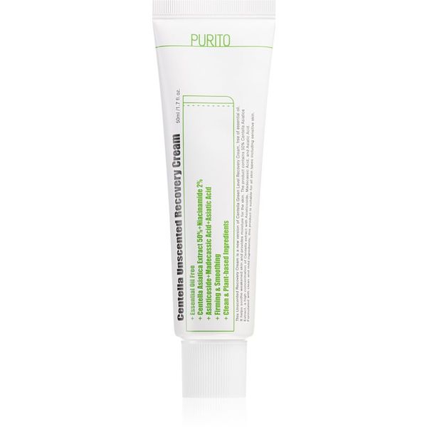 Purito Purito Centella Unscented krema za regeneraciju za smirenje kože lica 50 ml