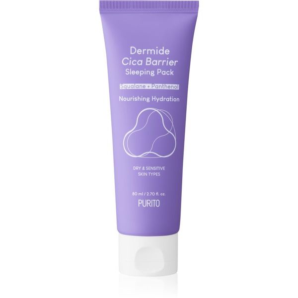 Purito Purito Dermide Cica Barrier hidratantna noćna krema s ceramidima 80 ml