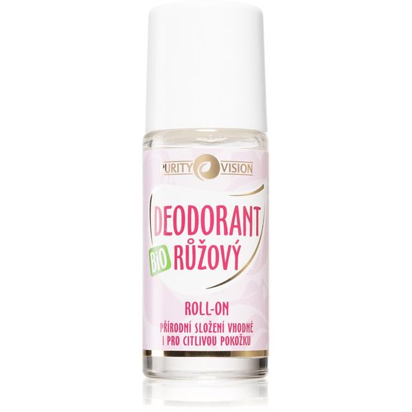 Purity Vision Purity Vision BIO dezodorans roll-on s ružinom vodicom 50 ml