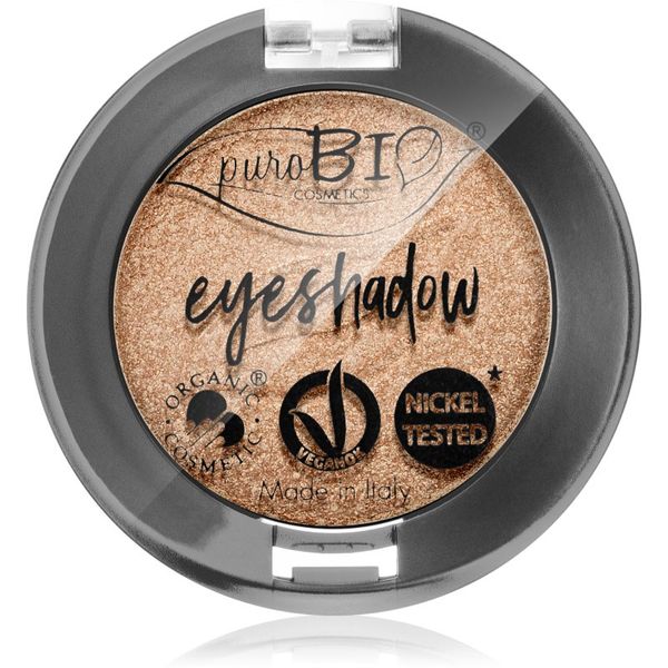 puroBIO Cosmetics puroBIO Cosmetics Compact Eyeshadows sjenilo za oči nijansa 01 Sparkling Wine 2,5 g