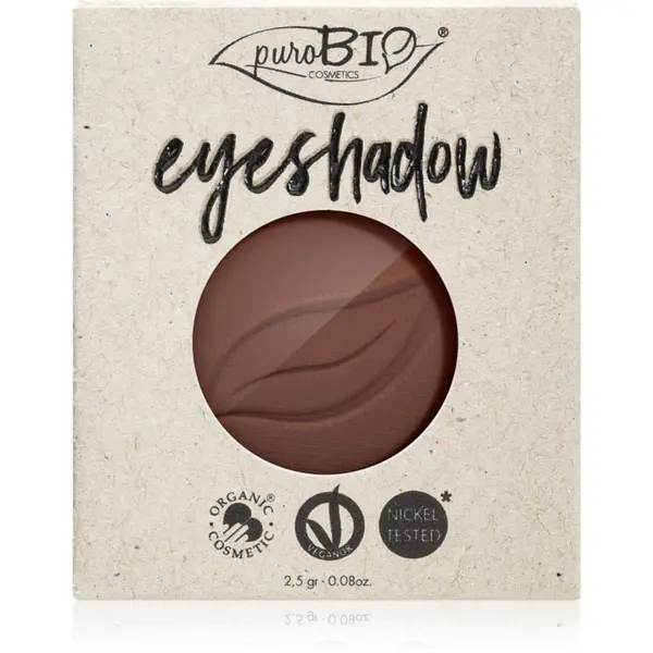 puroBIO Cosmetics puroBIO Cosmetics Compact Eyeshadows sjenilo za oči zamjensko punjenje nijansa 03 Brown 2,5 g