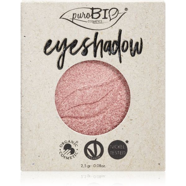 puroBIO Cosmetics puroBIO Cosmetics Compact Eyeshadows sjenilo za oči zamjensko punjenje nijansa 25 Pink 2,5 g