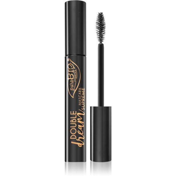 puroBIO Cosmetics puroBIO Cosmetics Double Dream maskara za oblikovanje s hranjivim učinkom 11 ml