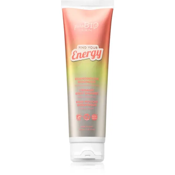 puroBIO Cosmetics puroBIO Cosmetics For Skin Find Your Energy kremasti gel za tuširanje 150 ml