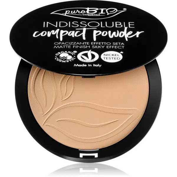 puroBIO Cosmetics puroBIO Cosmetics Indissouble kompaktni puder s mat efektom nijansa 03 9 g
