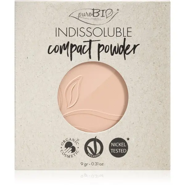 puroBIO Cosmetics puroBIO Cosmetics Indissouble kompaktni puder zamjensko punjenje nijansa 01 9 g