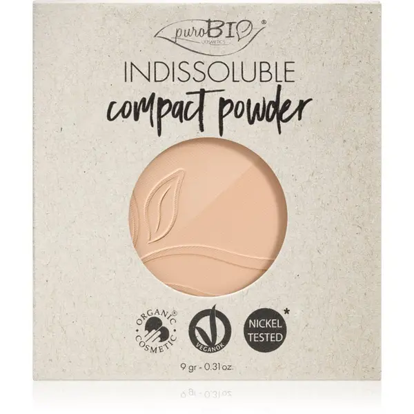 puroBIO Cosmetics puroBIO Cosmetics Indissouble kompaktni puder zamjensko punjenje nijansa 02 9 g