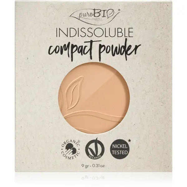 puroBIO Cosmetics puroBIO Cosmetics Indissouble kompaktni puder zamjensko punjenje nijansa 03 9 g
