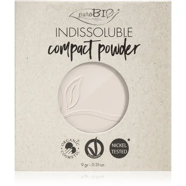 puroBIO Cosmetics puroBIO Cosmetics Indissouble kompaktni puder zamjensko punjenje nijansa T00 9 g