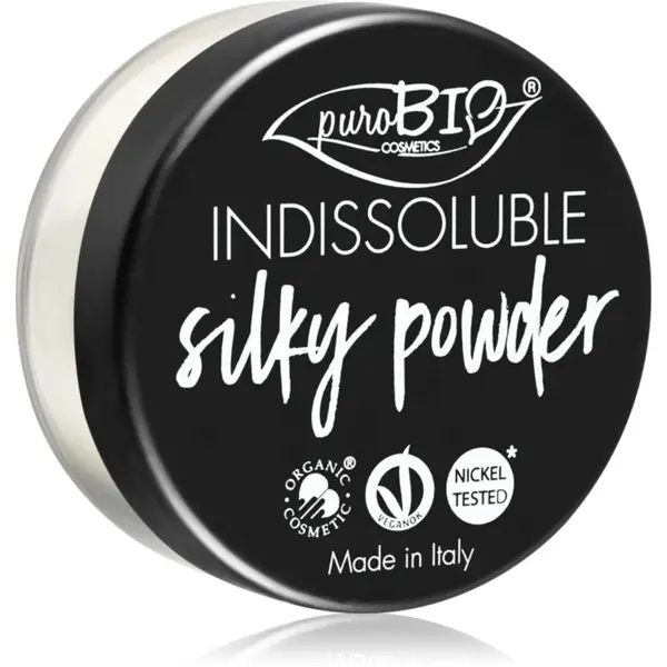 puroBIO Cosmetics puroBIO Cosmetics Indissouble matirajući puder u prahu nijansa 01 Translucent 8 g