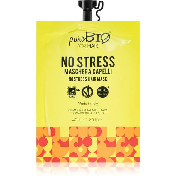 puroBIO Cosmetics puroBIO Cosmetics No Stress revitalizacijska maska za kosu 40 ml
