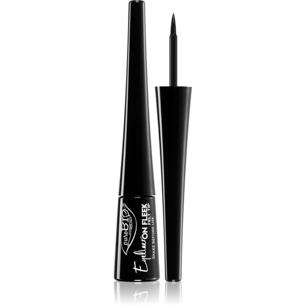 puroBIO Cosmetics puroBIO Cosmetics On Fleek Felt Tip tekući eyeliner s mat finišom 3 ml
