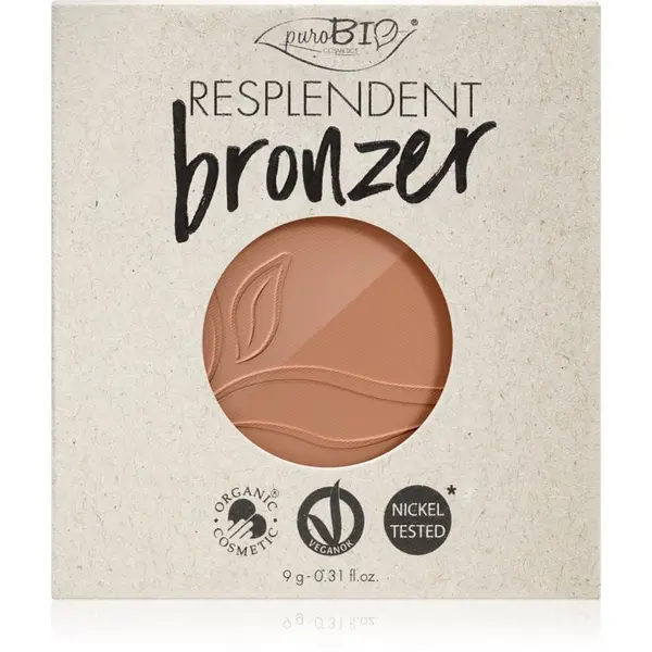 puroBIO Cosmetics puroBIO Cosmetics Resplendent bronzer zamjensko punjenje nijansa 05 Warm Brown 9 g