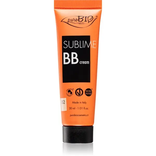 puroBIO Cosmetics puroBIO Cosmetics Sublime hidratantna BB krema nijansa 02 30 ml