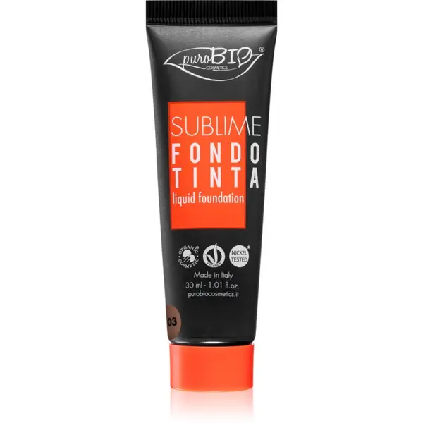puroBIO Cosmetics puroBIO Cosmetics Sublime tekući puder nijansa 03 30 ml